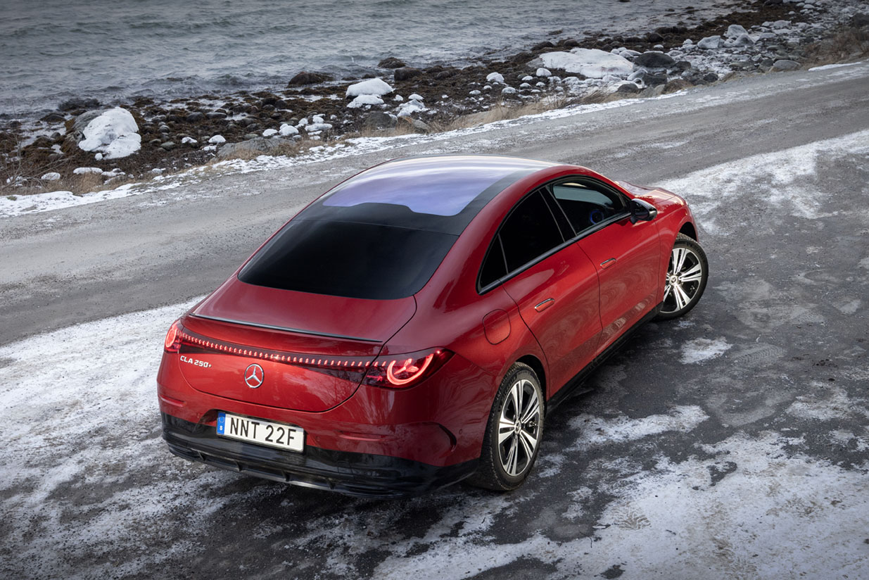Mercedes-Benz CLA 250+ test: – teknik, räckvidd och modellens resa mot eldrift