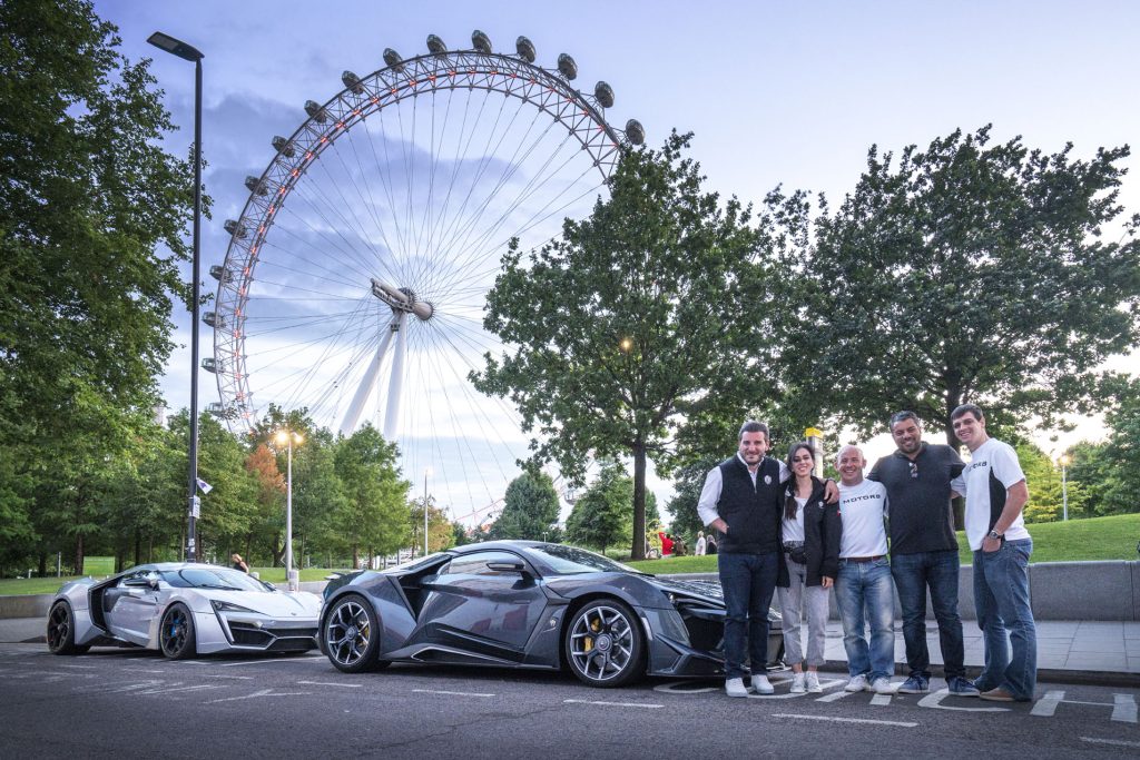 W Motors crew på in London 2018
