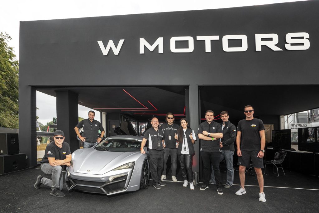 W Motors crew på Goodwood Festival of Speed 2018