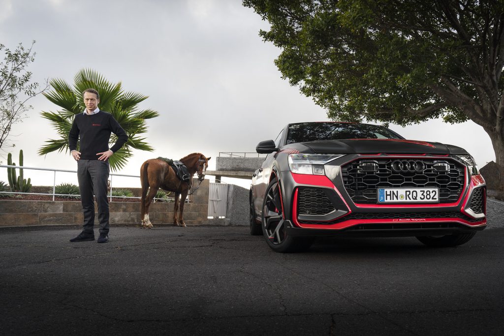 Frank Stippler och Audi RS Q8 på Teneriffa