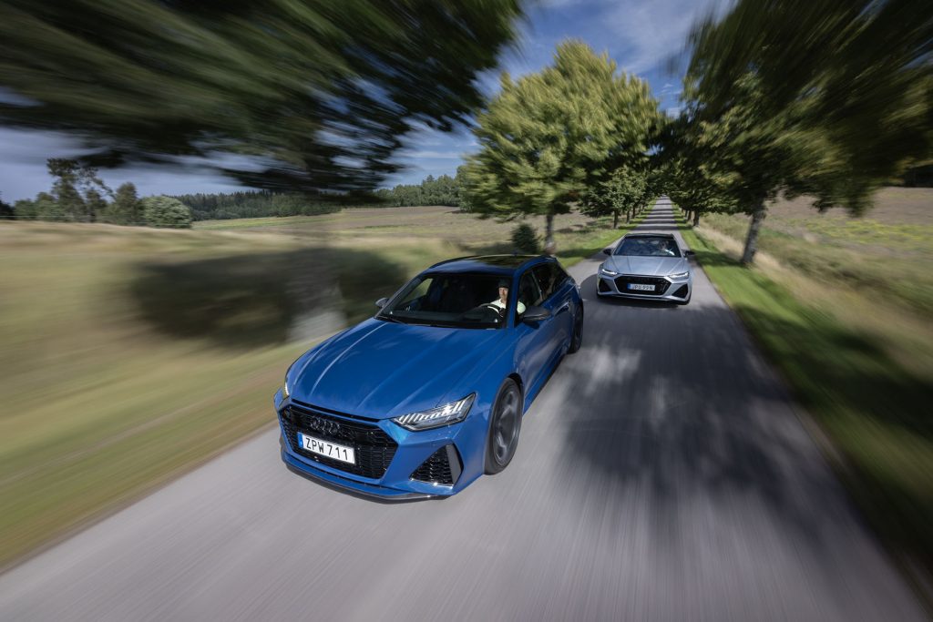 Audi RS 6 och en RS 6 Performance