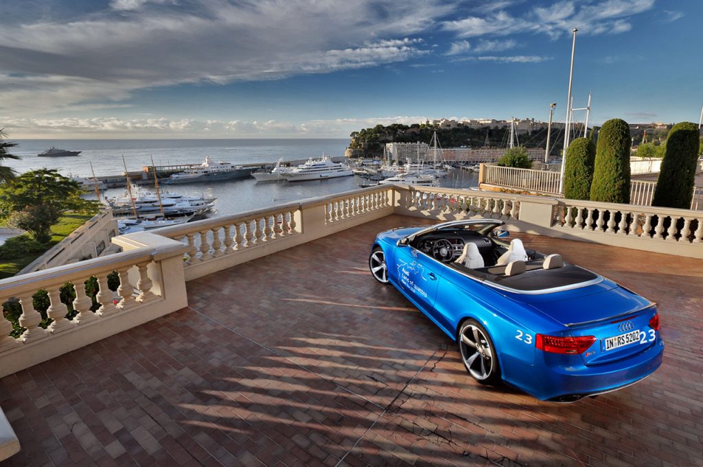 Audi RS 5 cabriolet I Monaco under Audi Alpen Tour
