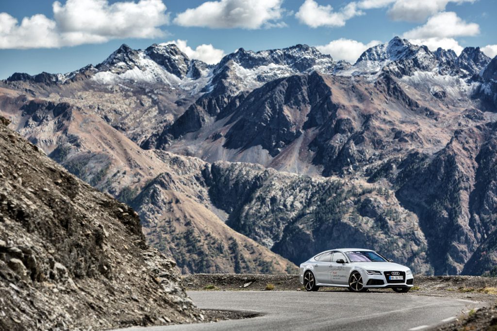 Audi RS 7 under Audi Alpen Tour