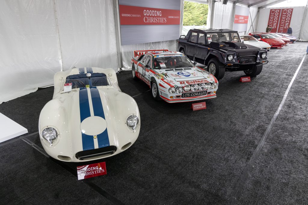 Chaparral, Lancia 037 och Lamborghini LM002 under Monterey Car Week