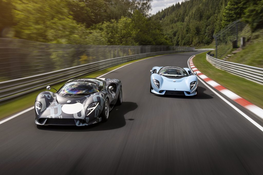 De Tomaso P72 på Nürburgring under Gran Turismo Nürburgring